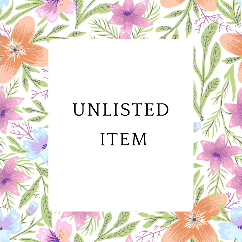 unlisted item for live shows